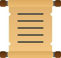 Parchment Vector Icon Design