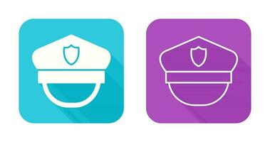 Police Hat Vector Icon