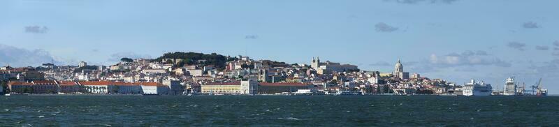 Panoramic view of the city of Lisbon photo