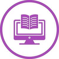Digital Learning Vector Icon