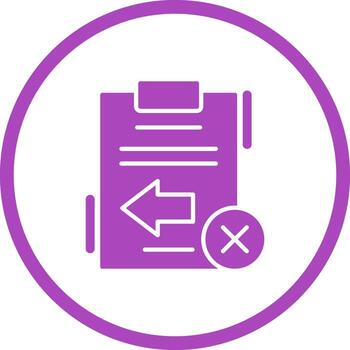 Return Failed Vector Icon