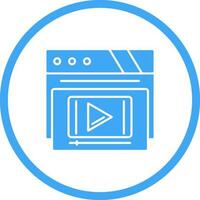 Video Player Vector Icon