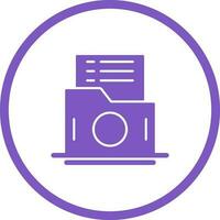 List Folder Vector Icon