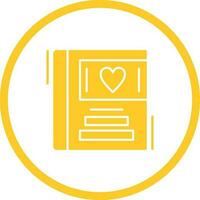 Wedding Album Vector Icon