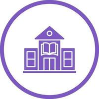 Library Building Vector Icon
