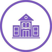 Library Building Vector Icon