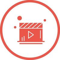 Video Player Vector Icon