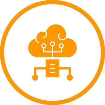 Cloud Computing Vector Icon