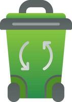 Recycle Bin Vector Icon Design