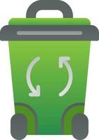 Recycle Bin Vector Icon Design