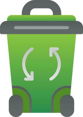 Recycle Bin Vector Icon Design