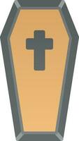 Coffin Vector Icon Design