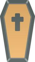 Coffin Vector Icon Design