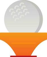 Golf ball Vector Icon Design