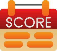 Scoring Vector Icon Design