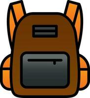 School bag Vector Icon Design