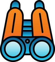 Binoculars Vector Icon Design