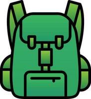 Backpack Vector Icon Design