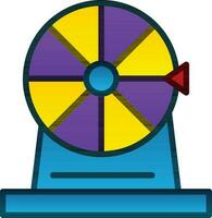 Wheel of fortune Vector Icon Design