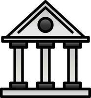 Acropolis Vector Icon Design