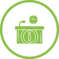 Information Desk Vector Icon