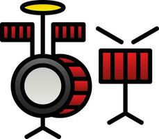 Drums Vector Icon Design