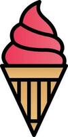 Ice cream Vector Icon Design