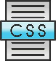 Css file Vector Icon Design