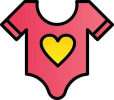 Baby shirt Vector Icon Design