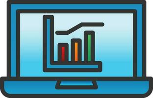 Analytics Vector Icon Design