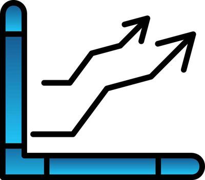 Graph Vector Icon Design