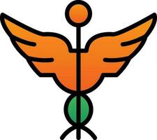 Caduceus Vector Icon Design