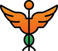 Caduceus Vector Icon Design