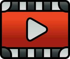 Video Vector Icon Design