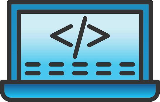 Code Vector Icon Design