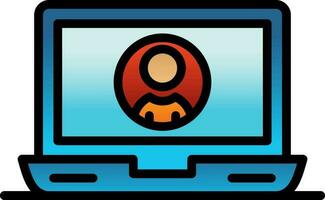 Laptop Vector Icon Design