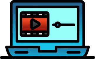 Video player Vector Icon Design