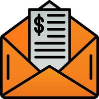 Paycheck Vector Icon Design