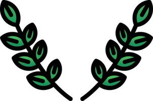 Laurel Vector Icon Design