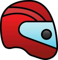 diseño de icono de vector de casco