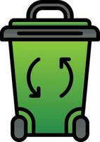 Recycle Bin Vector Icon Design