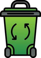 Recycle Bin Vector Icon Design