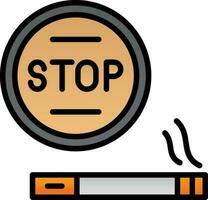 Stop Vector Icon Design