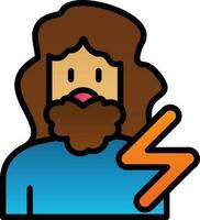 Zeus Vector Icon Design