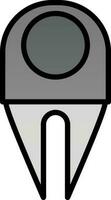 Divot Vector Icon Design