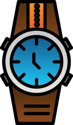 Wristwatch Vector Icon Design