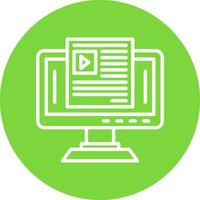 Blogging Vector Icon Design