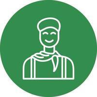 Mime Vector Icon Design