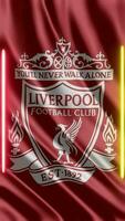 acenando Liverpool fc bandeira telefone fundo ou social meios de comunicação partilha livre vídeo video