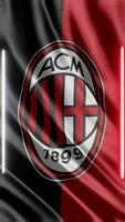 Waving AC Milan Flag Phone background or social media sharing Free Video